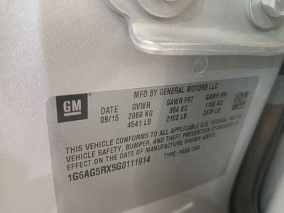 2016 Cadillac ATS Standard AWD
