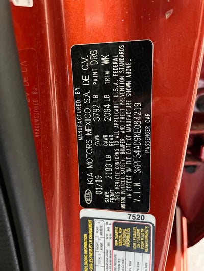2019 Kia Forte EX