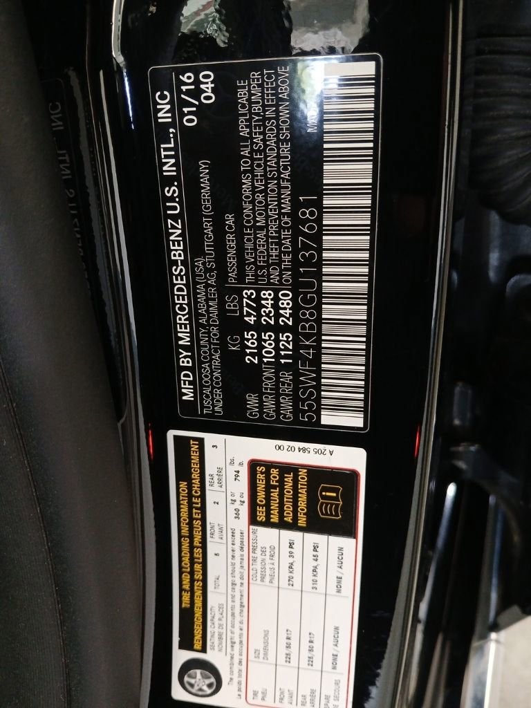 2016 Mercedes-Benz C-Class C 300 Luxury