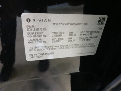 2024 RIVIAN R1T Adventure