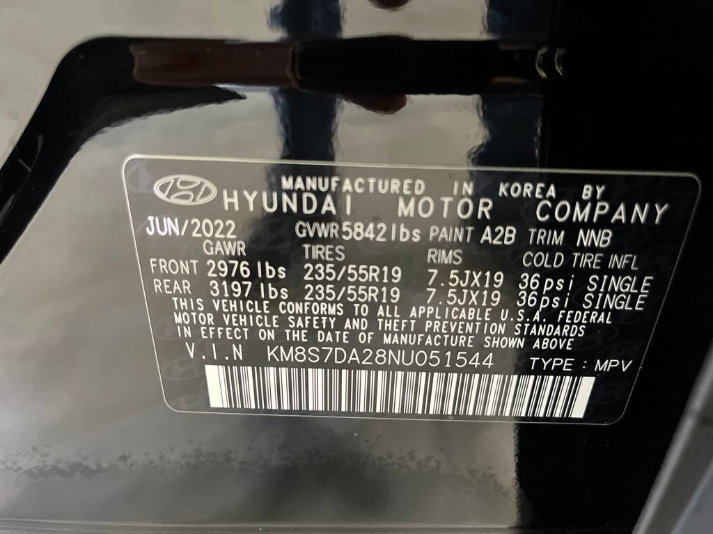 2022 Hyundai Santa Fe Plug-In Hybrid Limited